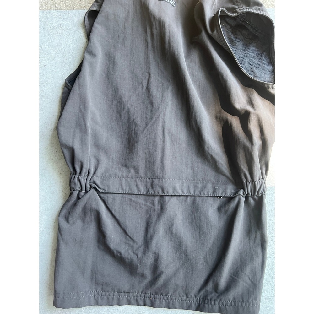 Columbia Utility Vest Womens Small Gray Cargo Gorpcore Hiking Safari Camping - Picture 9 of 11